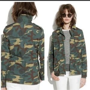 Madewell Outbound Military  Camouflage Utility Urban Streetwear Jacket Size XS